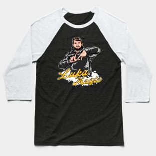 Luka Doncic Luka Magic Lakers Cartoon Baseball T-Shirt